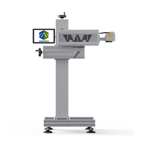 Dây chuyền sản xuất bay 30 Wát CO2 <span class=keywords><strong>Laser</strong></span> đánh dấu máy thời hạn sử dụng mã hàng loạt máy in <span class=keywords><strong>laser</strong></span> cho túi nhựa Cáp dây Chai PET - Product Image 1