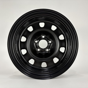 Rines de Repuesto Ahorradores de Espacio, Rines de Acero de 17x4J Pulgadas, 5 Orificios, Negros, para Automóvil, 17 Pulgadas, 5X110, para Emergencias - Product Image 4