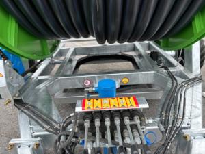 معدات زراعية: بكرة خرطوم متنقلة لنظام ري المزارع بعلبة تروس معدنية - Product Image 4