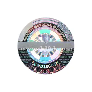 Benutzer definierte Make Laser Anti-Fälschung Holo graphic Sticker Label 3D Private Sticker Sicherheits etikett Aufkleber