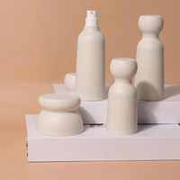 Flacon pompe cosmétique personnalisé en gros, couleur personnalisée, pour crème de soin de la peau, avec design imprimé à l'écran