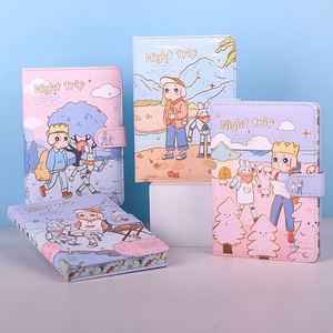 32K Cartoon Diary Journal for Girl School Office Stationery <b>Cute</b> Magnetic PU <b>Notebook</b> - Product Image 4