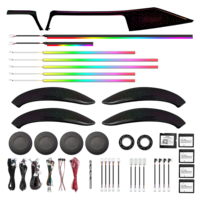 Kit de Actualización de Luz Ambiental Dinámica de 64 Colores para BMW F30 F34 Serie 3 2014-2019, Accesorios de Iluminación LED Interior