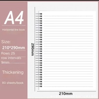 Carnet de notes A4 personnalisé 2025 avec reliure thermique, couverture rigide en PP, 100 feuilles, impression UV, logo personnalisé, vente en gros, haute qualité, idéal comme journal ou cadeau