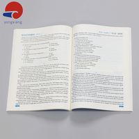 Kendi kendine yayınlanan okul İngilizce kitapları eğitim kağıt malzeme kitap baskı için karton katalog referans ders kitabı