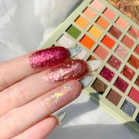 Palette de fards à paupières de haute qualité, 42 couleurs, marque privée, nude, haute pigmentation, mat et scintillant