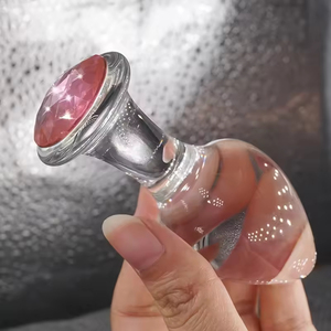 Joyería de Cristal para el Ano, Tapón Anal de Cristal SML, Masajeador Anal, Juguete Sexual para Hombres y Mujeres, Estimulación Anal y Masturbación - Product Image 5
