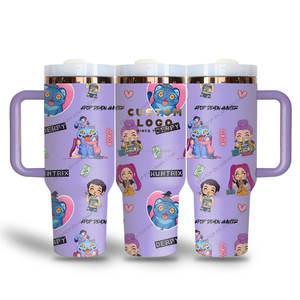 Nieuwe <span class=keywords><strong>K</strong></span> Pop Kpop Demon Jagers 40 Oz Beker Roestvrijstalen Vacuümfles Geïsoleerde Waterfles 40 Oz Tuimelaar Met Geschenkdoos Verpakking - Product Image 5