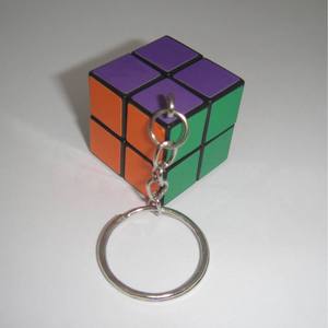 Llavero con forma de cubo Rubiks 2X2, Mini rompecabezas, juguete educativo para niños y adultos, regalo Unisex, varios colores, Material ABS - Product Image 5
