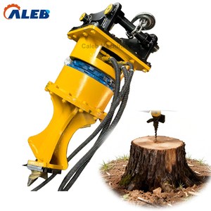 Offre Spéciale : Défonceuse de souches robuste et puissante pour excavatrice, pour l'élimination des racines de <span class=keywords><strong>bois</strong></span>, avec tarière - Product Image 1
