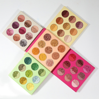 OCHAIN marque privée ombre à paupières professionnel carton maquillage pas de marque couleur personnalisée miroitant mat Palette fard à paupières