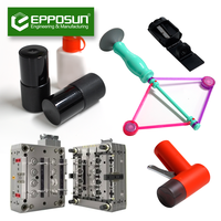 Cetakan Injeksi Peralatan Rumah Tangga untuk Sandal Plastik & Tutup Gelas Multi Cavity Dual Color PP/ABS/PC Bersertifikasi ROSH/CE