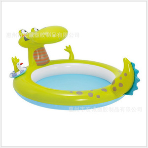 Inflatable Swimming Pool For Kids With Water Slide Outdoor Play Pool PVC Material Family Use - Product Image 5