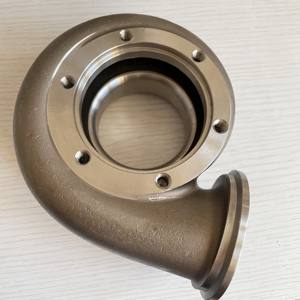 Корпус турбокомпрессора GT3582R из нержавеющей стали с V-образным креплением на входе и выходе, A/R .82, с двойным шарикоподшипником, для 62.3/82 мм - Product Image 3