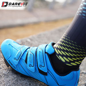 Darevie chaussures de cyclisme avec crampons chaussures de VTT hommes femme <span class=keywords><strong>chaussure</strong></span> de cyclisme homme <span class=keywords><strong>Triathlon</strong></span> Sports de plein air <span class=keywords><strong>Route</strong></span> bottes d'équitation - Product Image 2