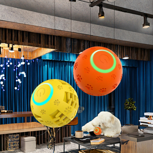 Bebe Happy Modern Lovely Classic Luxury Sport Electric Automatic Rolling Dog Toy Rubber <b>Bouncing</b> <b>Ball</b> Food Leak Interactive - Product Image 3