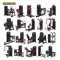 Appareil de musculation double fonction pour soulevé de cuisse et extension de jambe, idéal pour les centres de musculation commerciaux et l'entraînement de force