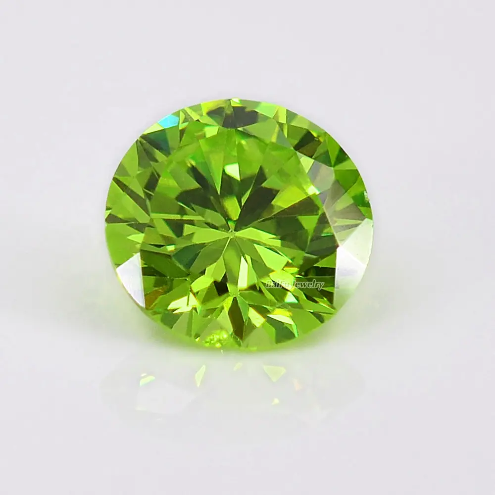 Maikaifu — botte de zircon cubique 3A, supérieure coupe russe, ample, vert apple foncé