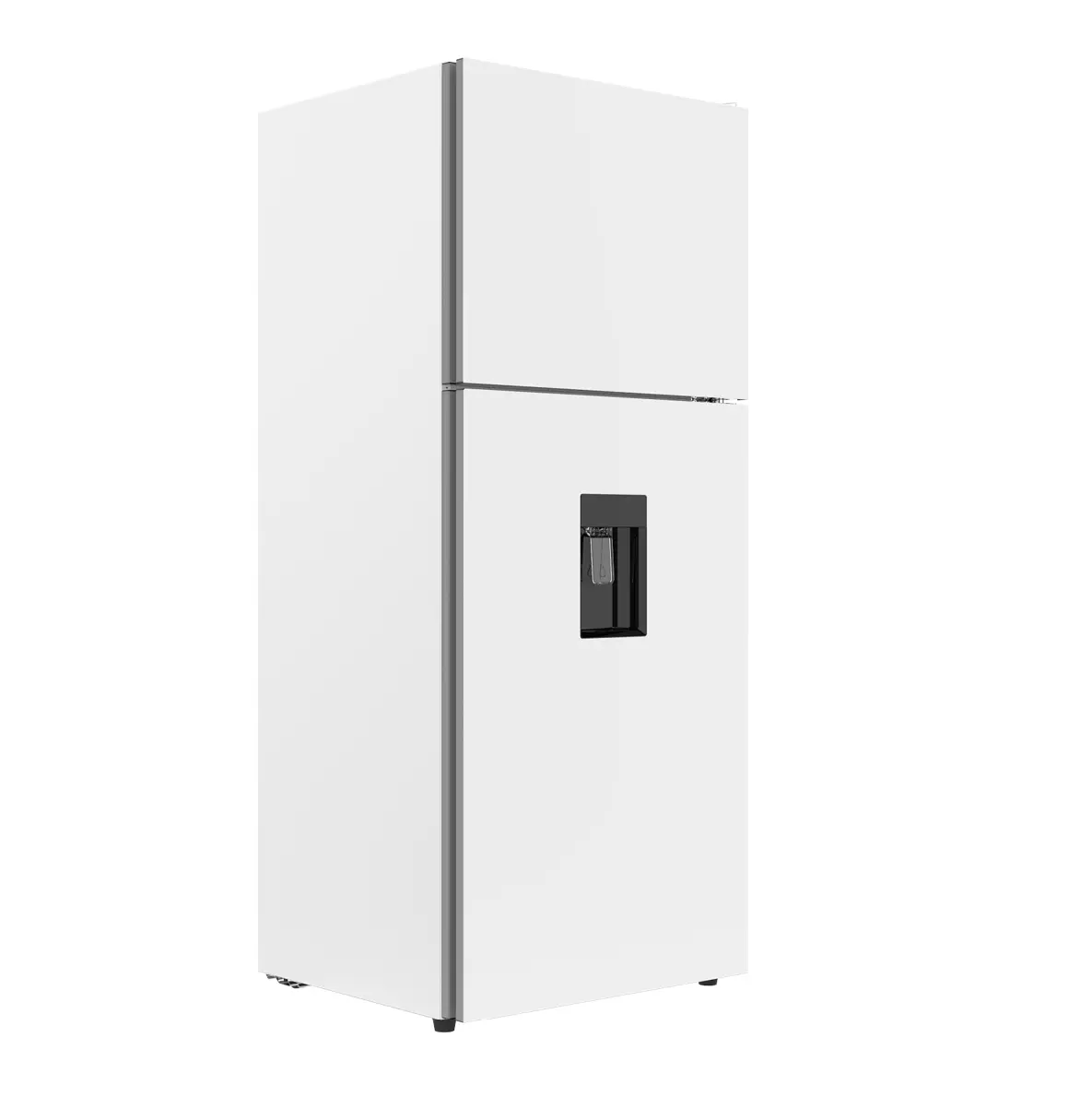 Kulkas Freezer pintu ganda Kelas T iklim putih No-frost 410L terlaris-beli kulkas pintu kaca ganda