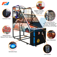 Machine de jeu d'arcade de basket-ball électronique à monnayeur avec comptage des points