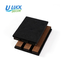 Panneaux muraux acoustiques en lattes de bois, panneaux muraux et de plafond décoratifs en MDF absorbant le son pour hôtel, bureau, maison