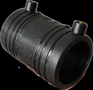 Raccordi per Elettrofusione PE100 PE80 Neri PN16 	 Accoppiatore DN50 	 Raccordi per Tubi in Plastica HDPE per Impianti Idraulici - Product Image 1