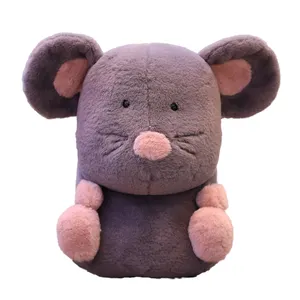 CE/ASTM OEM 2024 High Quality Creative Mouse Plush Toys Customized Stuffed Animals Toys Plushies Mice Cushion Bedroom Decoration