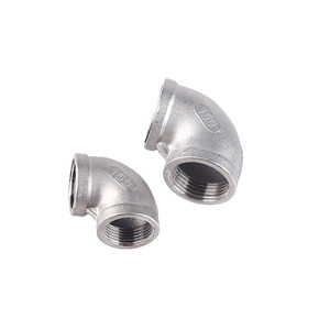 ข้อต่อท่อสแตนเลสเกลียวใน 90 องศา สำหรับท่อน้ำ วัสดุ 304 - Product Image 3