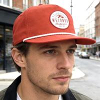 Topi Visor Merah Modis Laris Manis dengan Headband untuk Snapback Cap