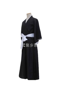 Disfraz de Cosplay de <span class=keywords><strong>Bleach</strong></span> Kuchiki <span class=keywords><strong>Rukia</strong></span>, Nuevo, para Anime, Comic Con, Cosplay, Fiesta, Kimono - Product Image 4