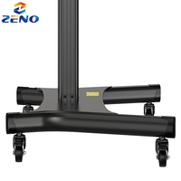 Support de télévision intelligent DT86 avec télécommande, chariot vidéo motorisé, support de plafond pour téléviseur avec roulettes