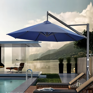 Parasol de jardin en tissu imperméable, coloré, à choix multiples, pratique, de haute qualité, pour la plage et l'extérieur. - Product Image 4
