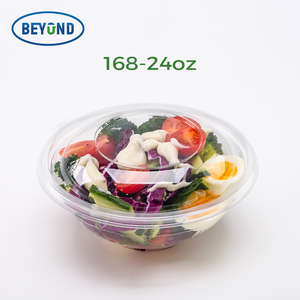 Bán buôn biểu tượng tùy chỉnh dùng một lần rõ ràng Pet nhựa Acai bát tráng miệng ly bánh salad thực phẩm lưu trữ cho đường và sữa - Product Image 6