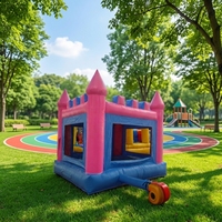 Château gonflable commercial pour enfants, modèle princesse, idéal pour la location événementielle - Vente en gros