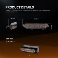 Feu arrière à LED Morsun avec feu de position pour Yamaha Raptor 700/700R 06-18, feu stop à LED pour YFZ450R/YFZ450X 09-18