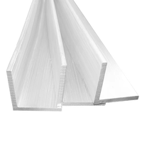 Perfil de Aluminio Extruido en Forma de L de la Serie 6000 Personalizado, Perfil de Esquina de Aluminio 20*20 30*30 40*40, Espesor 2mm 1.5mm