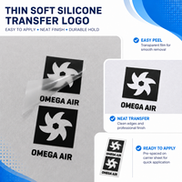 Étiquettes personnalisées en gros, résistantes à la décoloration, aux UV et aux rayures, logo 3D en silicone thermocollant pour patchs de vêtements