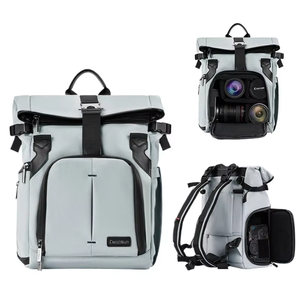Waterproof Nylon Micro Single <b>Camera</b> Storage Bag Backshoulder Photography Bag <b>Camera</b> <b>Backpack</b> Case Tripod Holder - Product Image 2