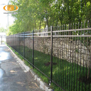 Hiện đại dọc heavy duty có thể gập lại wrought sắt tấm 8 'x 10' kim loại sàn hàng rào - Product Image 4