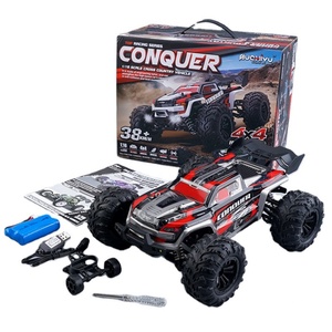 Coche RC Todoterreno de Control Remoto para Carreras de Derrapes RC390 con Motor Cepillado 38km/h SJY-Q132-B 2.4G 4WD Escala 1:16 Totalmente Proporcional - Product Image 1