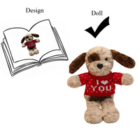 Poupée en peluche chien doux nouveau Design personnalisé belle Offre Spéciale personnalisé peluche chiot réaliste peluche jouet