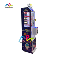 Monnayeur pour borne d'arcade avec lecteur de tickets métallique et lumière clignotante pour usage intérieur