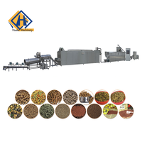 Équipement de production de granulés d'aliments secs pour chiens et chats à haute efficacité, ligne de production