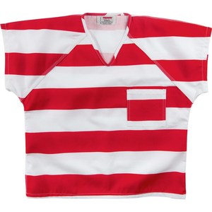 ชุดยูนิฟอร์มนักโทษ เสื้อและกางเกง ผ้าทวิลผสมฝ้ายโพลีเอสเตอร์ แบบเย็บ 3 เข็ม ลาย Tristitch - Product Image 4