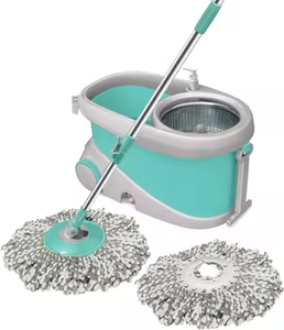 Dooso Factory OEM ODM Vente entière de tiges en acier inoxydable avec essorage en microfibre Magic Mop et seau pour le nettoyage des sols de la maison - Product Image 6