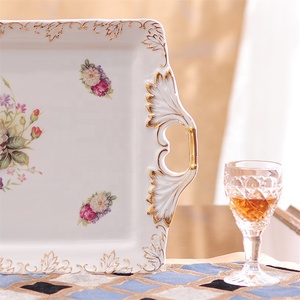 ชุดน้ำชาและกาแฟลายกุหลาบคลาสสิกสไตล์ยุโรปขายดีที่สุด - Product Image 3