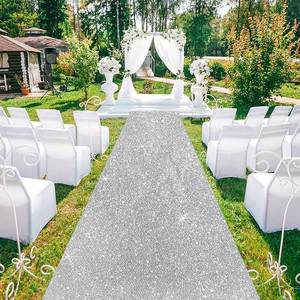 Tappeto Glitterato per Matrimoni 2026, <span class=keywords><strong>Passatoia</strong></span> Scintillante per Decorazioni Feste, Tappeto Dorato Luccicante per la Passata degli Sposi, Spedizione Diretta - Product Image 1