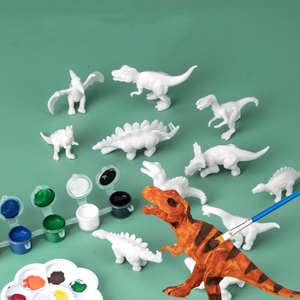 Bricolage <span class=keywords><strong>Dessin</strong></span> Enfant Jouet Sûr Écologique Matériel <span class=keywords><strong>Dinosaure</strong></span> Moule Peinture Jouets Kits pour Enfants Arts et Artisanat - Product Image 2