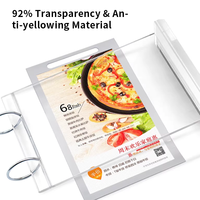 Présentoir de bureau multi-pages à feuilles mobiles en acrylique pour banques, bureaux d'avocats – Article promotionnel élégant et ergonomique