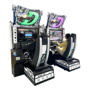 Machine de jeu de course folle de simulateur de jeu à pièces MAKER vente en gros Machine de jeu de conduite de simulateur de course de voiture de mouvement - Product Image 1